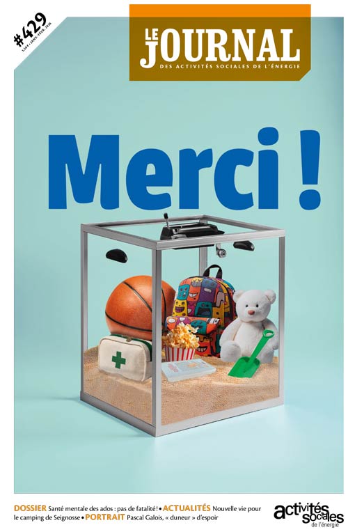 Couverture du Journal des Activités Sociales de l'énergie n°429, janvier/février 2026