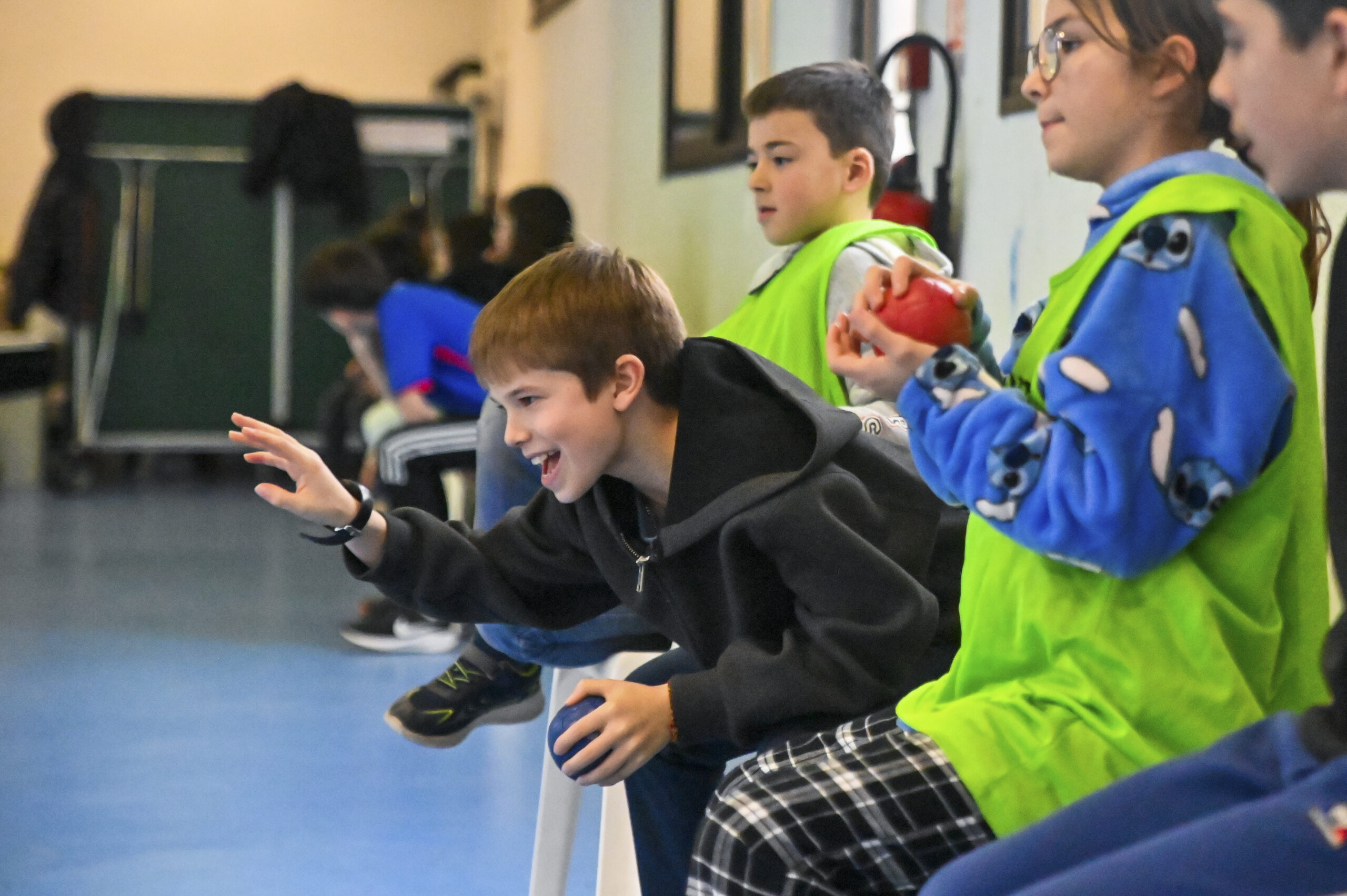 Enfants jouant à la Boccia © Stéphane Sisco / CCAS