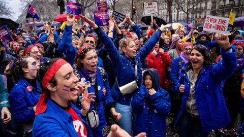 8 mars 2023. © Amaury Cornu / Hans Lucas / AFP