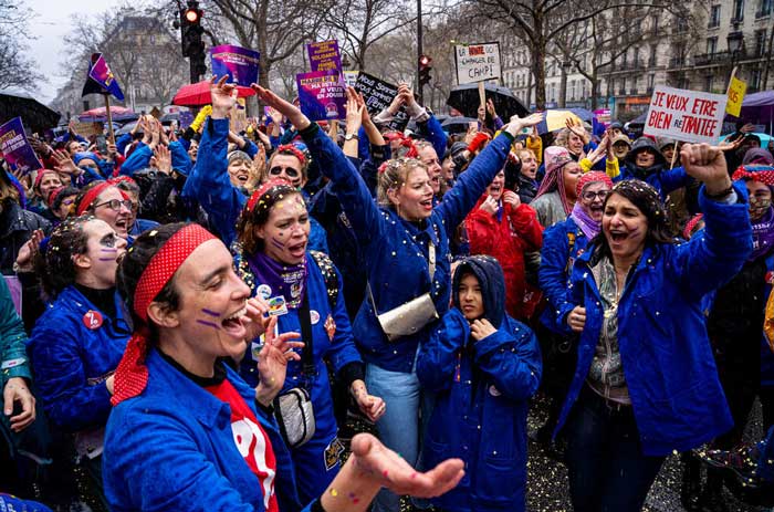 8 mars 2023. © Amaury Cornu / Hans Lucas / AFP
